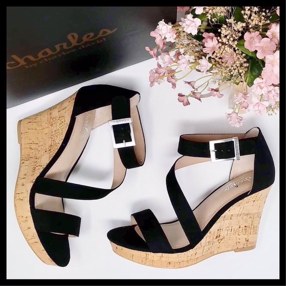 Charles David Shoes - ❤️Size 9.5 Charles David Leanna Cork Wedge Sandal